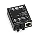 Black Box Micro Mini Media Converter, 10-/100-/1000-Mbps Copper to 1000-Mbps Duplex Fiber, Single-mode, 1310-nm, 12 km, ST