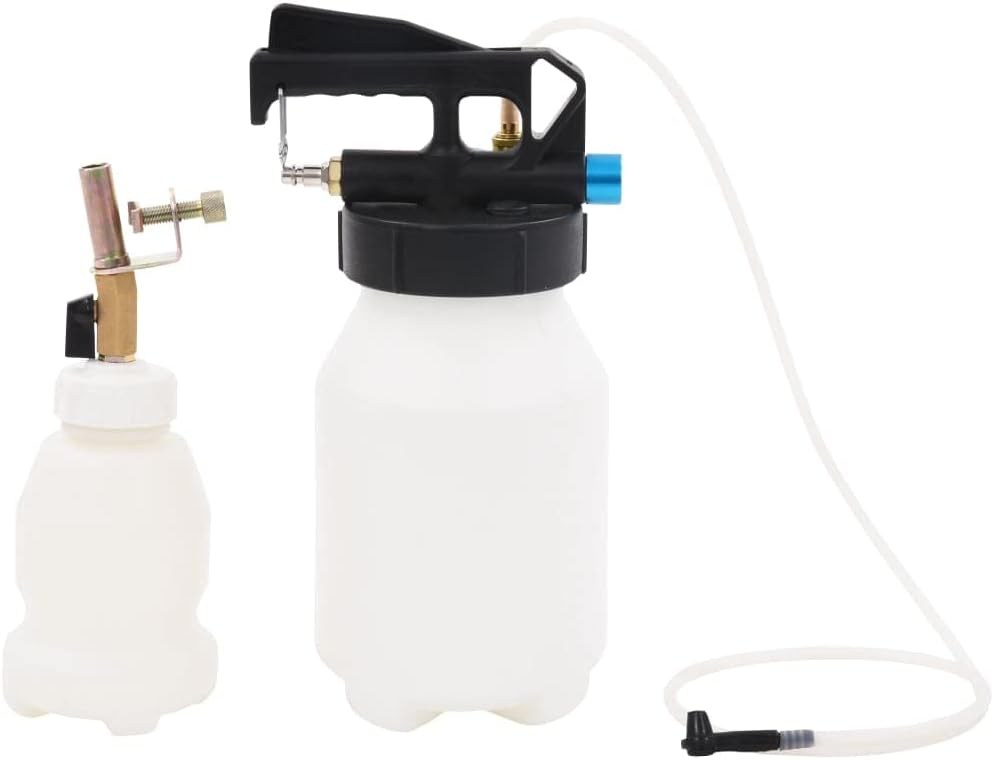 SKM Pneumatic Brake Bleeder Extractor Pump with Filler Bottle 0.92 gal