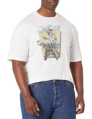 T-Shirt Marvel Xforce Blanc XXL Grand de Coupe Tall pour Homme