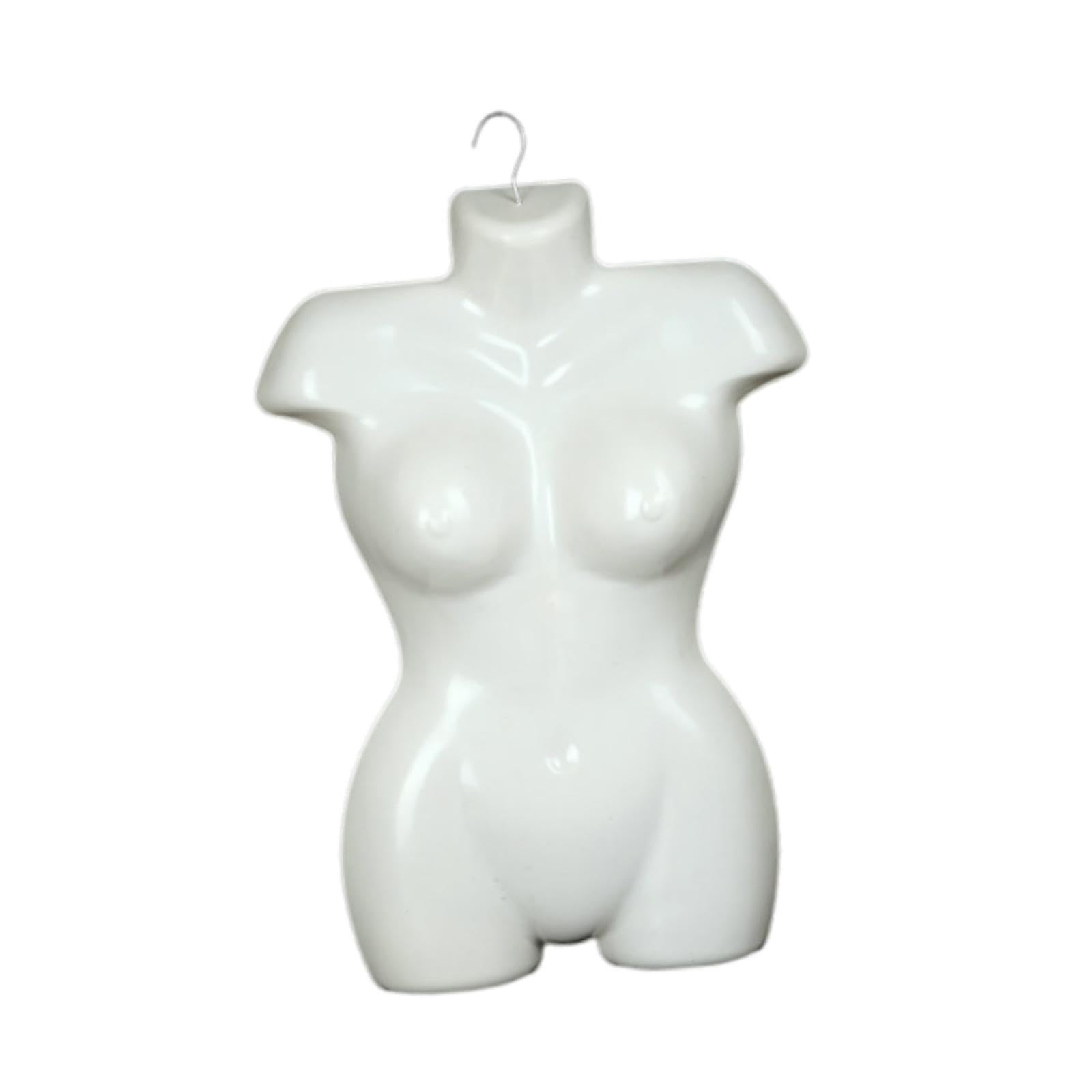 PIXZCSA Female Mannequin Torso Retail Showcase With Practical Displaying Full Figure Outfits T Shirt Display Is Choice For Showcasing Women's Clothing Sewing Manikin Shirt