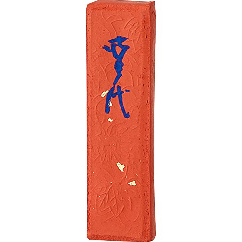 Encre rouge Kuretake Seidai 12g bâton traditionnel japonais pour dessin et kanji