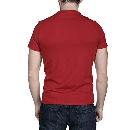 Guess T-Shirt Uomo Club Rouge M92I24, Rosso, XS