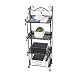 ZYY. Stojak na buty Black Vintage Kutego żelaza, Strona główna Multi-Funkcja Rack Stand Rack Proste Półka Balkon Stojak 33 * 22 * ​​88cm