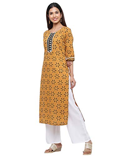 Image of Jaipur Kurti Women's Cotton Straight Kurta