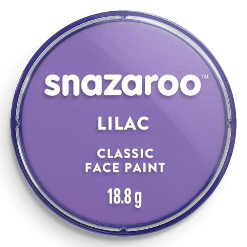 Snazaroo Classic Face and Body Paint Lilac Colour Water Based Easily Washable SFX Makeup