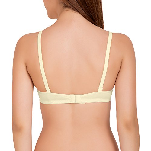 Image of Tweens - Medium Padded Cotton Rich Bra - Full Coverage, Seamless, Multiway Straps, Wirefree Everyday T-Shirt Bra