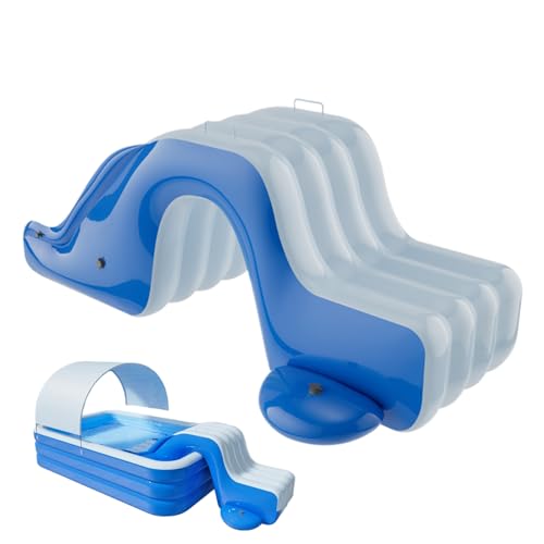Diapositivas De Agua Inflables En La Piscina - Explotar En Aguas Para Niños | Deslizamiento De Agua De La Casa De Rebote De Gran Tamaño, Parque Acuático Inflable, Tobogán De Agua De Escalada, S