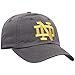 Top of the World Notre Dame Fighting Irish Men's Adjustable Relaxed Fit Charcoal Icon hat, Adjustable