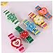 Ruluti Bracelet pour Enfants Bracelet en Bois Couleur Élastique Montre Bracelet Bracelet Jouets pour Enfants Jouets Noël Anniversaire Trophée Remplissage