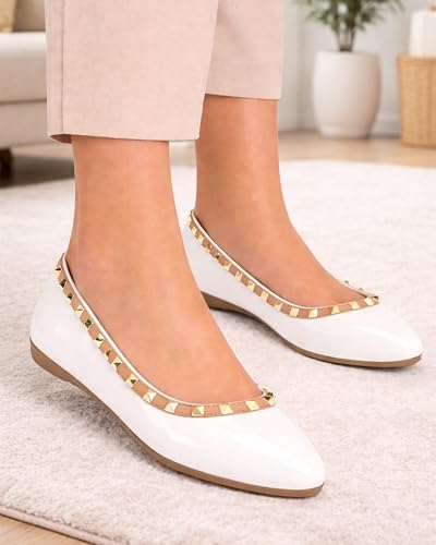 Image of Women Girls Slip On Ballet Flats