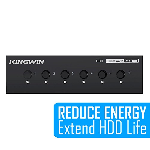 Kingwin Hard Drive Power Switch Module for 2.5 inch/3.5 inch SATA HDD/SSD. Optimized for SSD, Power On or Off HDDs as Wish, Controls up to Six HDDs, and Provide Longevity to Your Hard Drives - Thumbnail 7