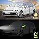 CICMOD Halbgarage Auto, Winter Autoabdeckung für EIS Sonne Staub Schutz Halbgarage Auto Abdeckplane Scheibenabdeckung Universelle für Schrägheck