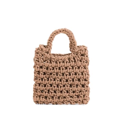 ATHUAH Bolsas tejidas para mujer, de ganchillo, tejidas a mano, para verano, playa, bolsas de punto (B, 18 x 20 cm), b, 18 x 20 cm, b, 18*20cm