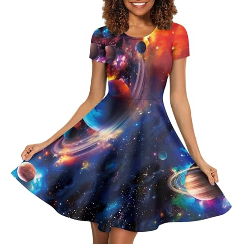 Image of Forchrinse Native Aztec Style Black White Geometric Women's Midi Dress Casual Long Dress Round Neck Swing Dress