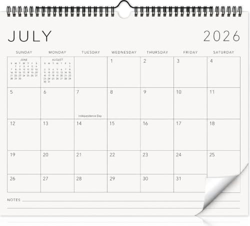 Beautiful 2026 Wall Calendar - Runs from January 2026 until July 2027