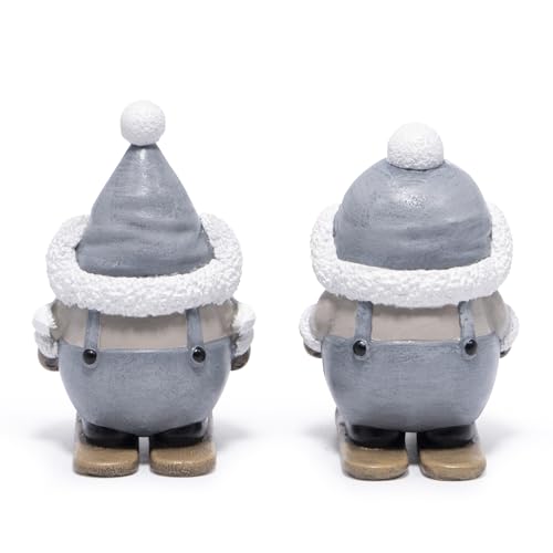 Figura Decorativa Elfo Esquiando para Navidad miniatura 3