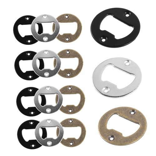 GRIRIW Stainless Steel Bottle Opener Inserts Diy Hardware Kit Key Bottle Opener Inserts Vintage Style Bulk Pack