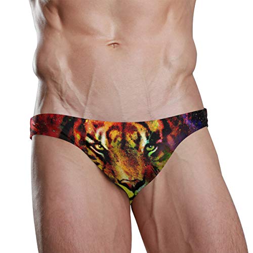 Men Swim Brief Bikini Magical Tiger Beach Bikini for Men Swim Underwear Medium