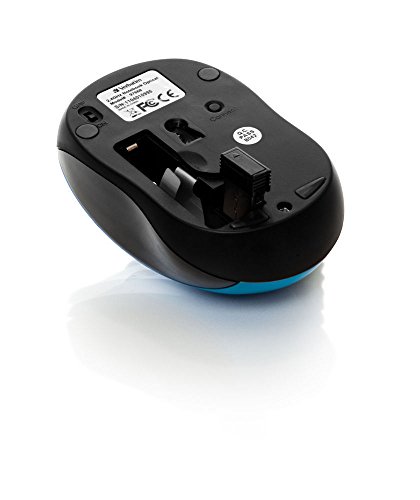 Verbatim Souris sans-Fil Go Nano Compact Recepteur USB Noir Turquoise 1600 dpi