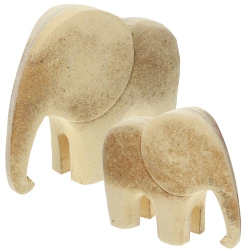 Modèle éléphant en bois activité manuelle fille garçon kit DIY 2pc