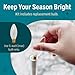 Holiday Joy Window Candles Kit - Pack of 6-9-inch-Tall Electric Candle with Built-in Auto Sensor, 2 Bulbs and Suction Cup Holder in Each Box - 5W, 120V﻿