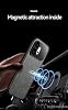 Funda Compatible con Honor 600 Pro, Imán Interno, Protección de Cámara Anticaídas, Funda 2 en 1 Gris 4