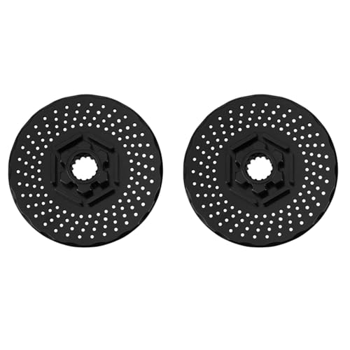 Piezas Vehículos RC para Traxxas para X-maxx para XMAXX para 6S 8S para 1/5 RC Piezas De Mejora De Coche 2 Uds Adaptador Hexagonal De Disco De Freno De Rueda Trasera De Metal