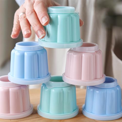 Moldes de plástico para repostería Dr. Oetker, recipientes de 150ml surtidos con tapas protectoras 4
