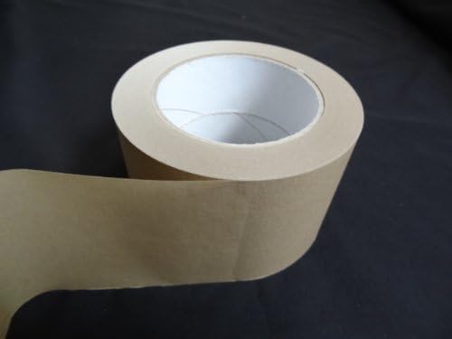 75mm Brown Self Adhesive Picture Frame Backing Tape 50m Roll 60 gsm Eco 15