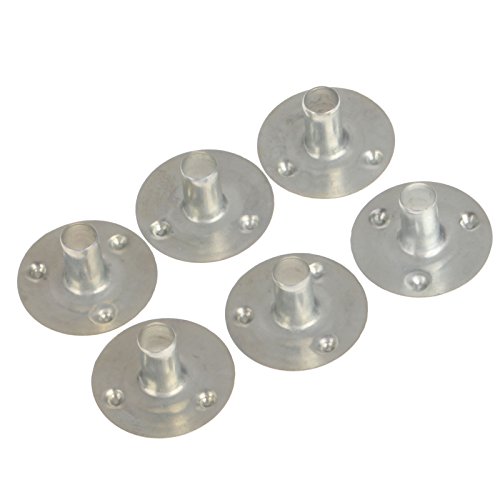 Bases para mechas de vela de metal, 500 piezas miniatura 4