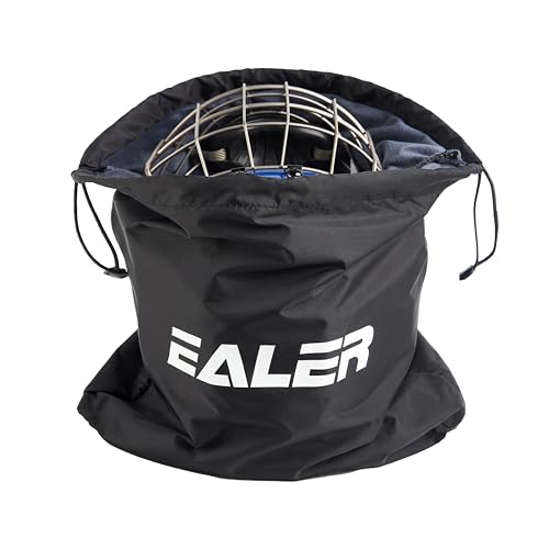 EALER Hockey Helmet Bag, Waterproof Storage, Large Capacity, Light Weight, Drawstring, Black