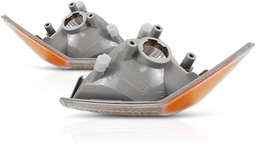 Miniatura 7 de Para Jeep Compass 2007 08 09 2010 Par de señales de giro del lado del conductor y del pasajero/luz de marcador lateral con certificación DOT Lente y