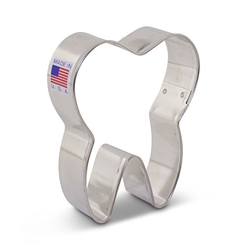 Ann Clark Cookie Cutters Tooth Cookie Cutter, 3.5" #TOP7