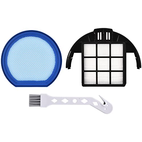 Anewise Filter Kits Replacement For Hoover T-Series Windtunnel Bagless Upright Filter- Includes Parts 303173001 (Blue Filter) And 303172001(Black Filter) #TOP15