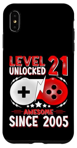 Level 21 Unlocked Birthday 21 Years Old Gifts 21st Birthday �X�}�z�P�[�X iPhone XS Max �p