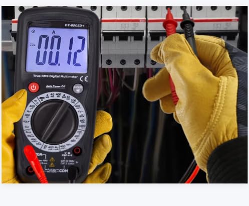 Multimetro digitale ad alta precisione portatile gamma manuale anti-ustione multifunzione Meter DT-8905D+