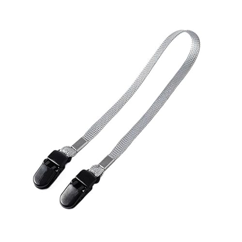 Modern Eyewear Holder – Work & Leisure Ready, Rust-Free Tips, Flexible Length, Designer Fashion Accessory(Silver)