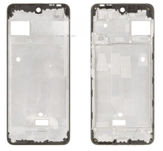 Image of Front Housing Frame Bezel Plate Compatible with Tecno Camon 19 Neo (CH6i) - Black