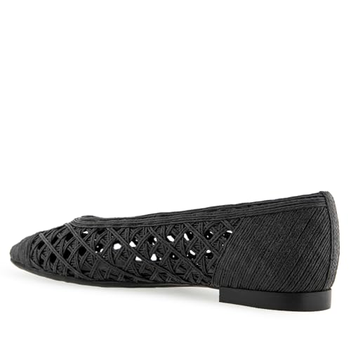 Aerosoles Women's Arno Raffia Ballet Flat, Black Embroidered Raffia, 10M by Aerosoles - Used condition - Image 7