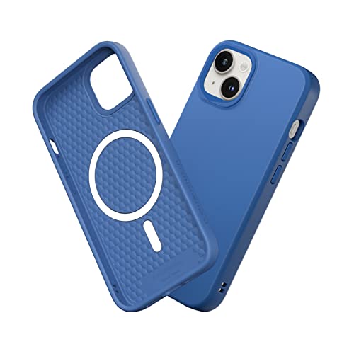 Coque antichoc iPhone 14/13 RhinoShield fine et compatible MagSafe Bleu Cobalt