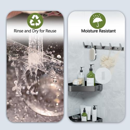 SWRT 0.08 Inch Thick Double Sided Heavy Duty Tape, 1.18 Inch x 16.5 FT Removable Strong Adhesive Nano Tape, No Residue Reusable Mounting Tape, Multipurpose for Home, Office, and DIY Projects - Image 6