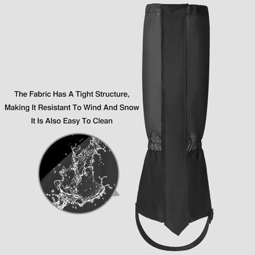 Polainas de nieve impermeables que evitan pantalones mojados en senderismo 5