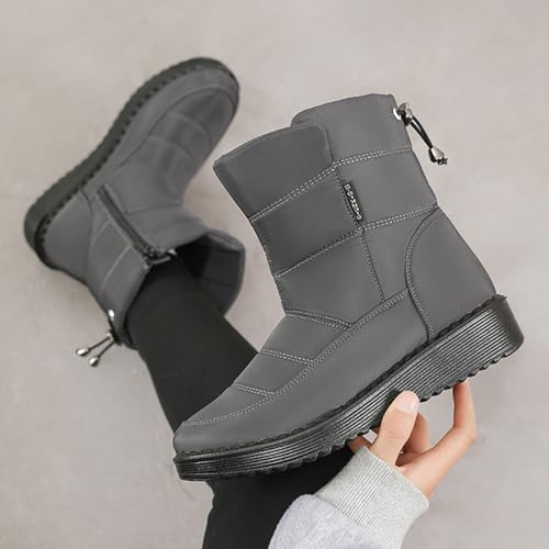Botines de invierno para mujer que buscan caminar seguras con tacón estable 2