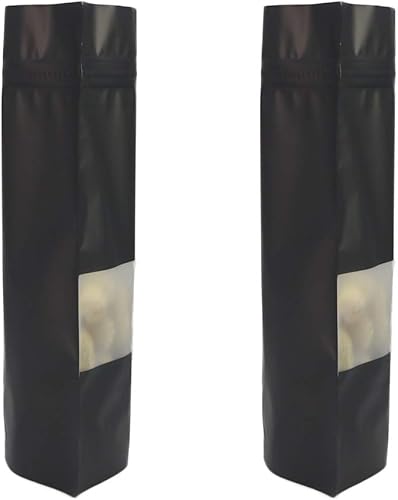 Miniatura 5 de QQ Studio 100 bolsas QuickQlick de color metálico mate con ventana esmerilada, resellables y de pie (3.9 x 5.9 pulgadas, morado mate)