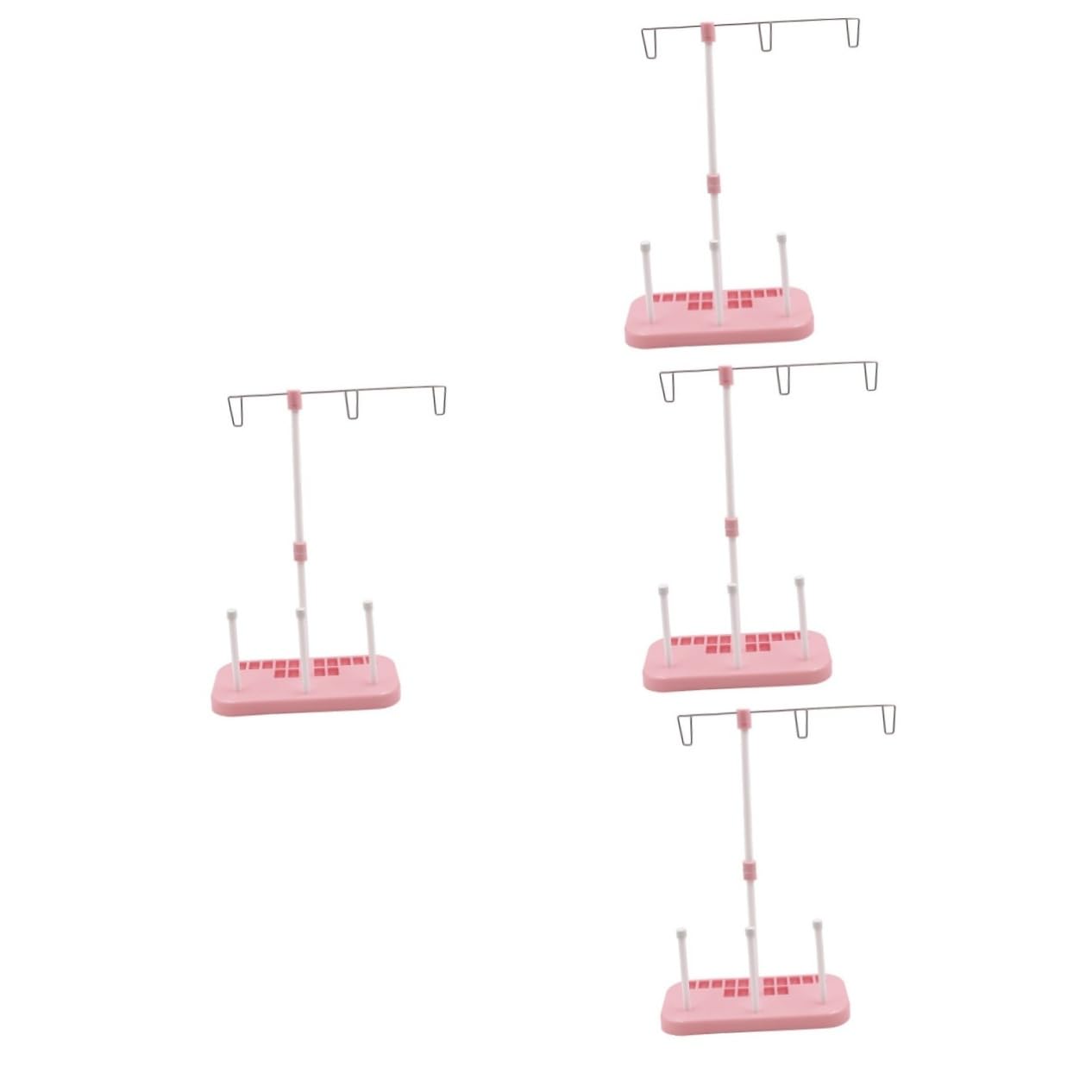 SHINEOFI 4 Pezzi Accessori per Macchine da Cucire Domestiche Supporto per Filo Ad ASSE Supporto per Macchina Overlock Supporto Pinze Mini Kit Strumento per Abbigliamento Bobine di