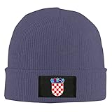 Emblema croata Croacia Gorro Unisex Gorro de Punto Gorro cálido Gorro de Punto de Lana