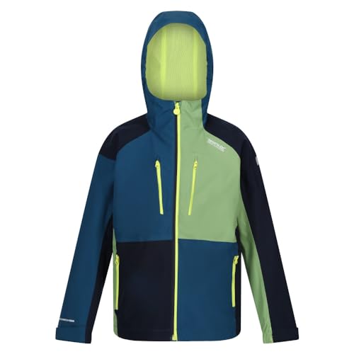 Childrens/Kids Highton V Full Zip Hoodie (14 Years) (Moroccan Blue/Navy)3