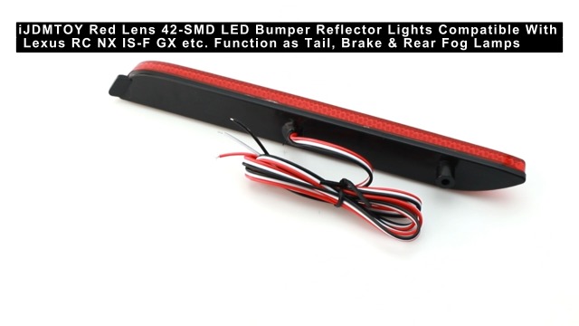 Amazon.com: iJDMTOY LED Bumper Reflector Lights For Lexus RC250