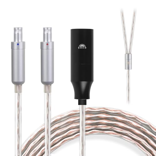 Cable XLR 4 Pin okcsc para auriculares 6.56 ft miniatura 1