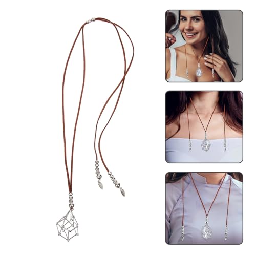 Soporte para collar de jaula de cristal para evitar caídas de piedras 4